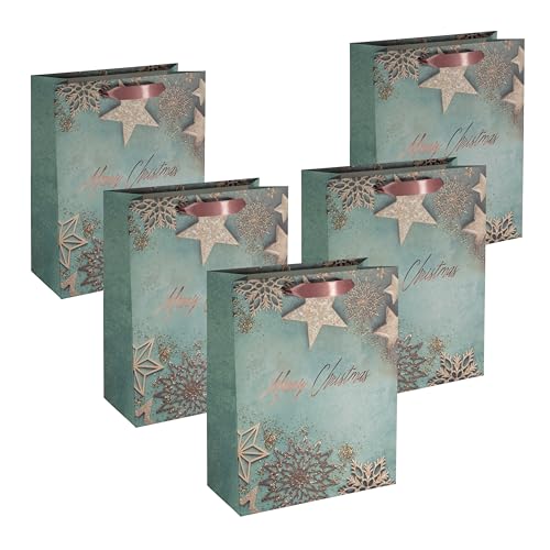 Sigel GT113/5 große Premium Geschenktüten aus Papier, 5er Set,...