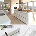 Papel Adhesivo para Muebles Blanco 30cmX3m per Rollo Impermeable Vinilo Pegatina Decorativo...