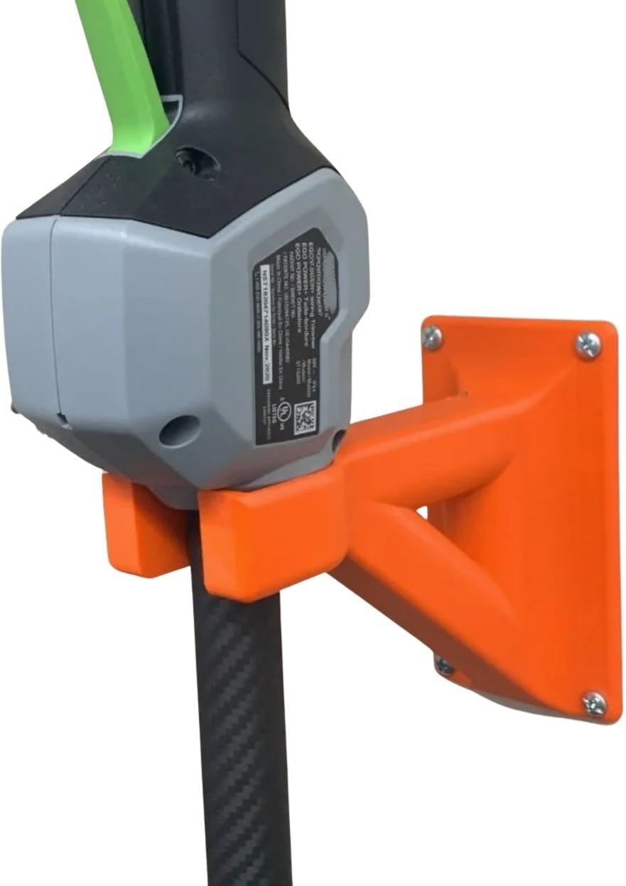 56V String Trimmer Wall Hanger Mount | Universal Multi-Head Trimmer Mounting Bracket | Garage & Shed Organization | Landscaping (Black)