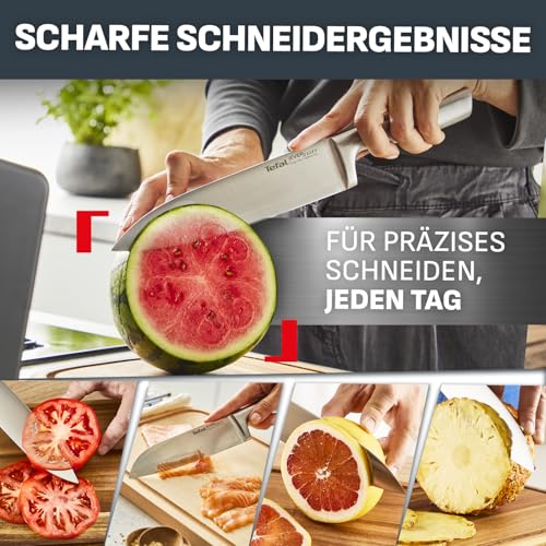 Tefal EverSharp Pro 5-teiliges Messer-Set mit selbstschärfendem Messerblock, patentierte Schärftechnologie, deutscher rostfreier Edelstahl… – Ansicht 5