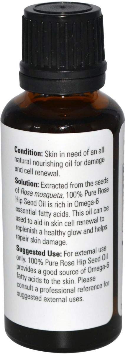 Now Solutions Rose Hip Seed Oil, 30 Ml