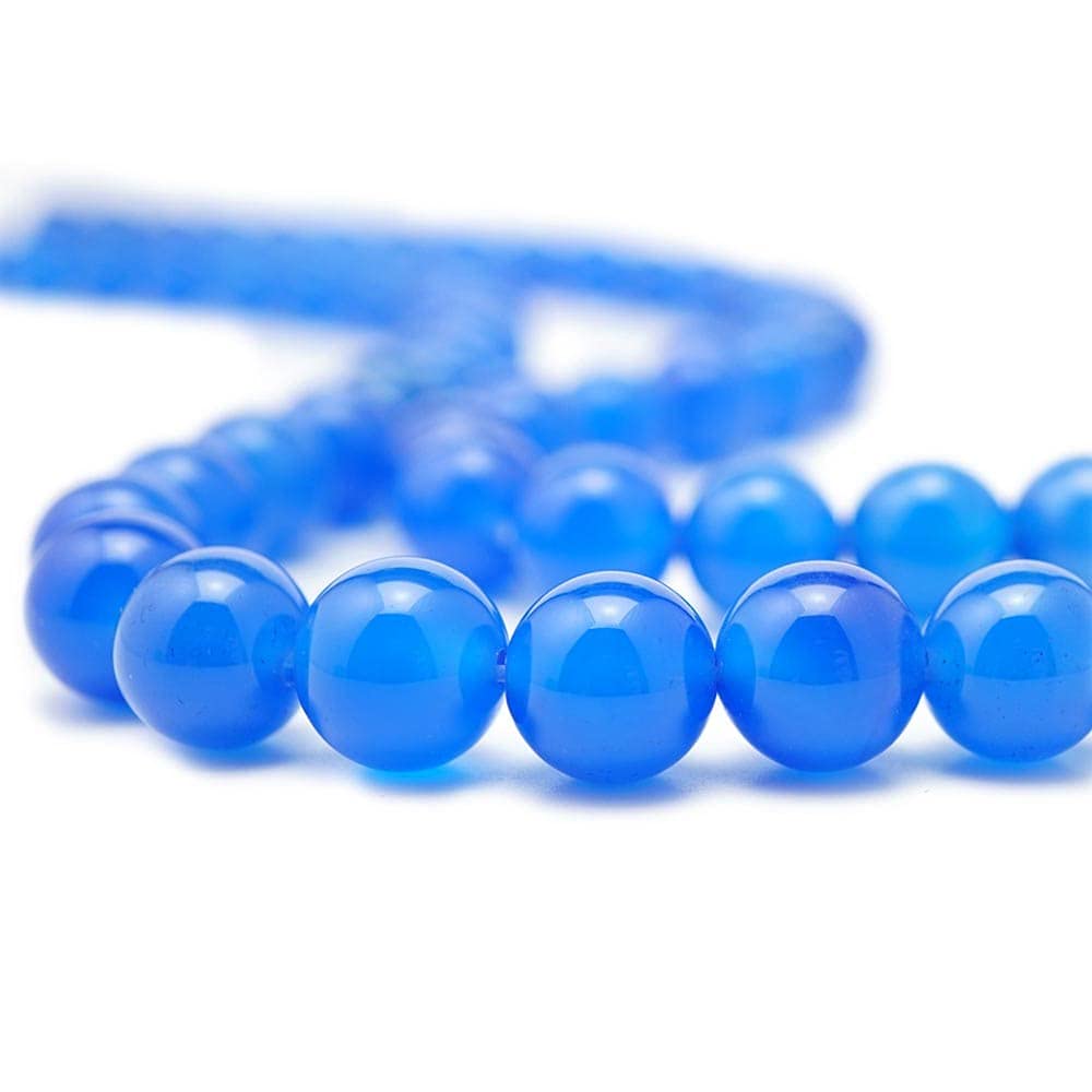 パワーストーン　青メノウ　　4.8k Amazon.co.jp: ブルーアゲート 瑪瑙 青 メノウ 12mm ビーズ 丸 連売