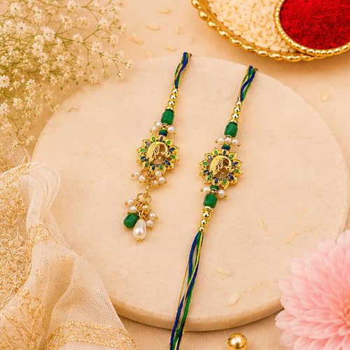 Image of The Purple Tree Designer Bhaiya Bhabhi Rakhis