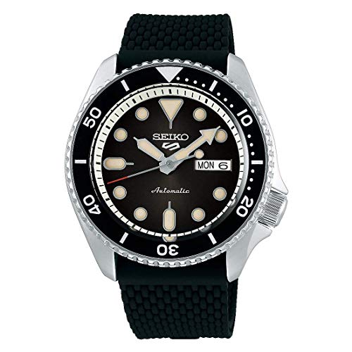 4R36 Seiko Orologio Analogico Automatico da Uomo con Cinturino in Silicone SRPD73K2