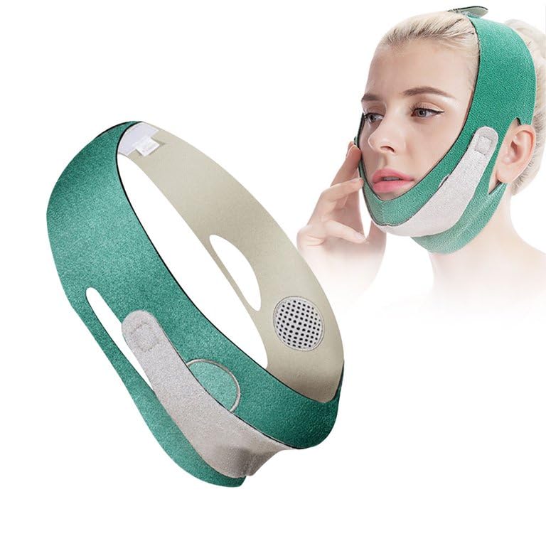 KYTRONIC Face Slimming V-Shape Mask for Double Chin Shaper for Men & Women Facial Lift Slim Cheeks Lifting Reusable Belt Facial Anti Wrinkle Chin Strap Elastic Face Slimming Bandage
