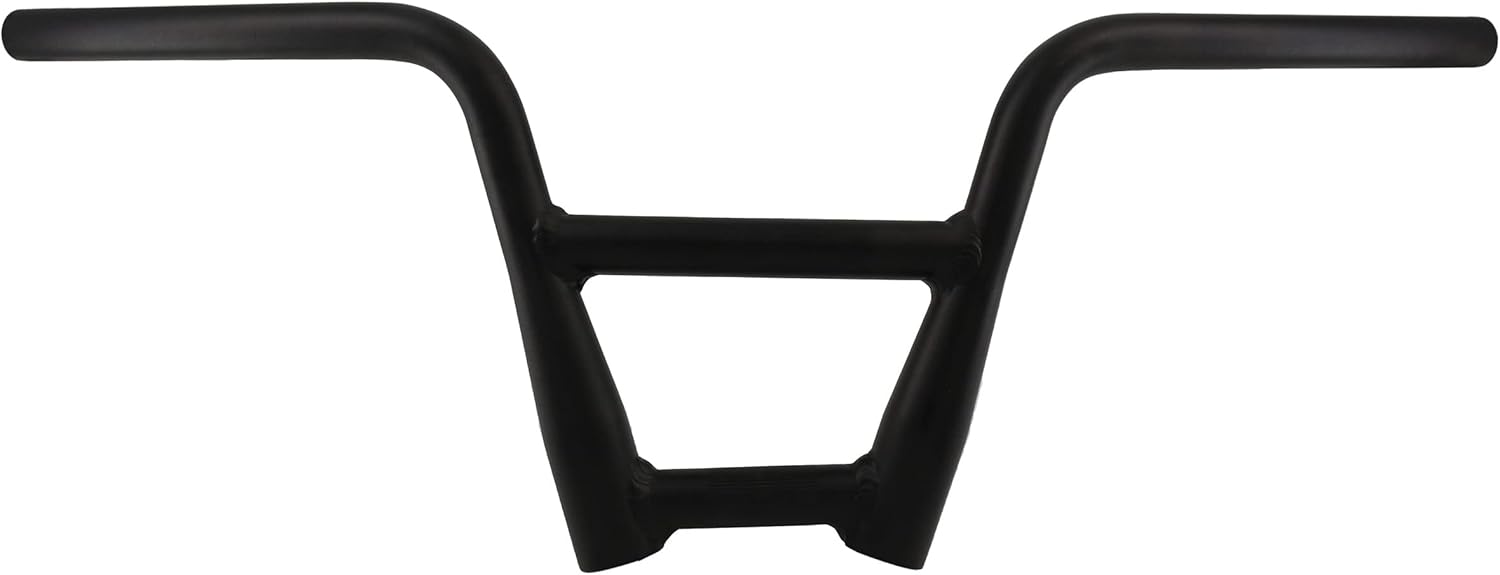 Bike Handlebars Road Bicycle Handlebars Aluminum Alloy Lightweight Riser Bar Cycling Riser Bar for MTB Fixed Gear Bikes 640*22.2*22.2mm Black