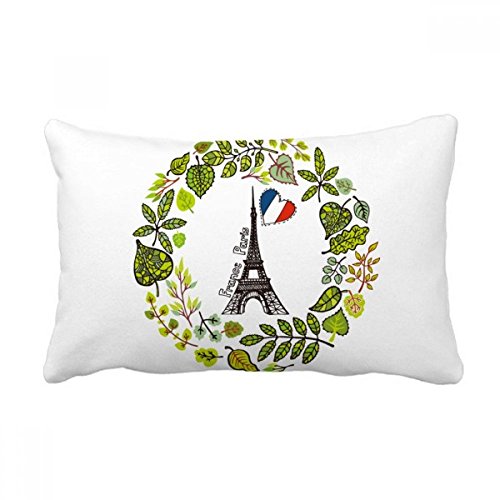 Coussin de canapé Tour Eiffel Paris housse et insert oreiller lombaire - 2