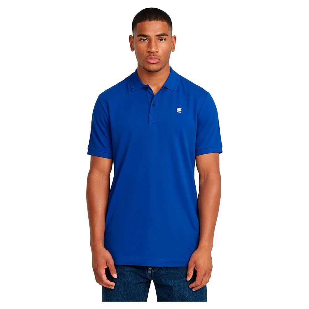 G-Star Men's Blue (Pilot D11595-5864-1235) Dunda Slim Polo Xs