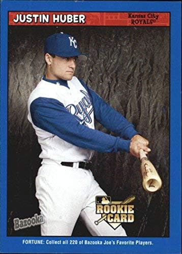 2006 Bazooka Blue Fortune #220 Justin Huber MLB Baseball Trading Card