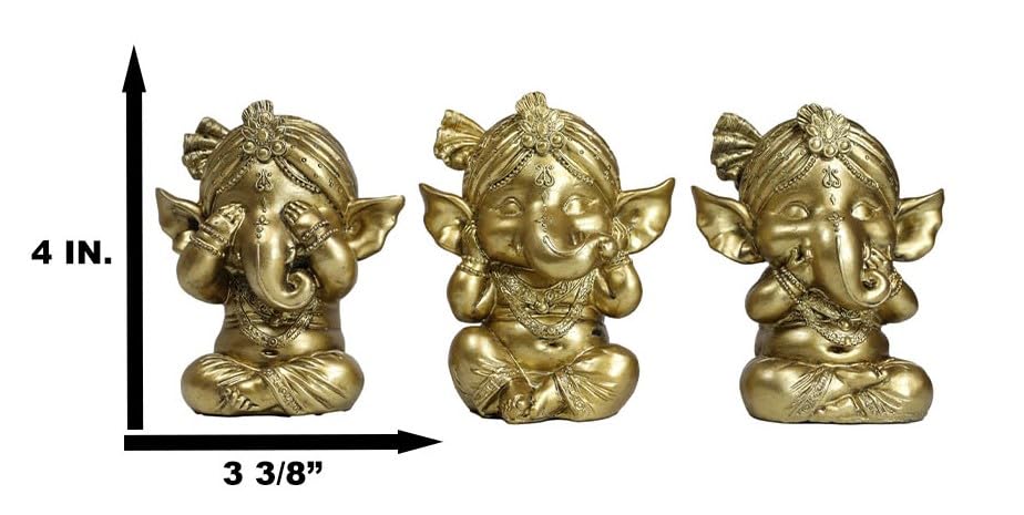 Amazon.co.jp: Ebros 3個セット 座っている See Hear Speak No Evil