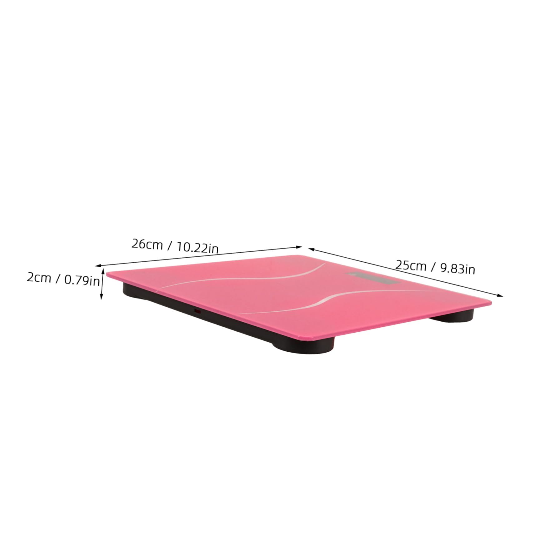MAGICLULU Báscula Digital Inteligente Precisa para Peso Corporal, Recargable por Usb, de Vidrio Templado Compacta para Hogar y Dormitorio