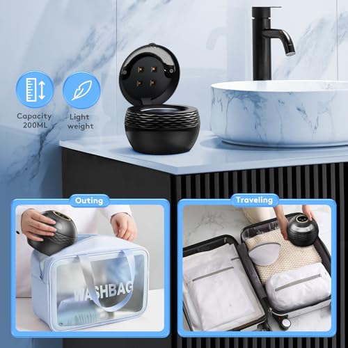B.Urhero Ultrasonic Retainer Cleaner Machine - 45Khz Sonic Dental Cleaning Pod For Denture Mouth Guard thumb #5