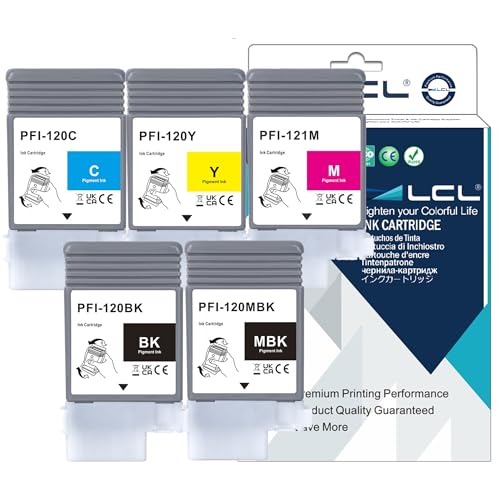Canon PFI-120 インクカートリッジ　全色セット Amazon.co.jp: LCL Canon用 キャノン用 PFI-120 (MBK/BK/C/Y) +