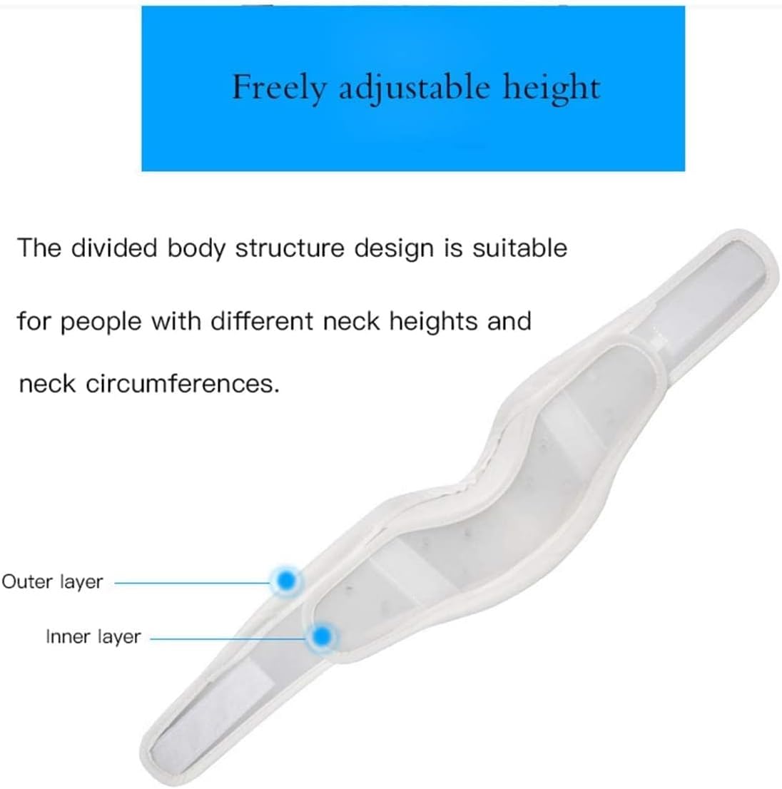 Collo cervicale Medico Collo e amp; Stecca di Supporto for stabilizzatore della Testa for Sollievo dal Dolore al Collo Rigido (Size : S)