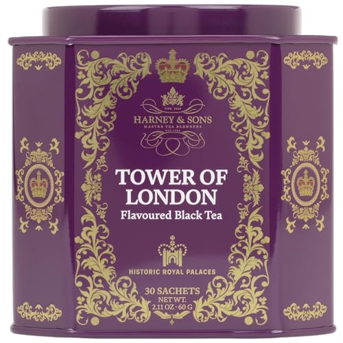 Harney & Sons Tower of London Black Tea with Stone Fruit, Bergamot and Honey...