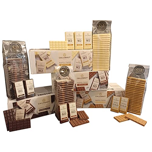 Legendary und Callebaut Napolitains feinste Belgische GOLD Weiße Schokolade 30,4% Kakao mit Karamell, mundgerechte 13,5g… – Bild 5