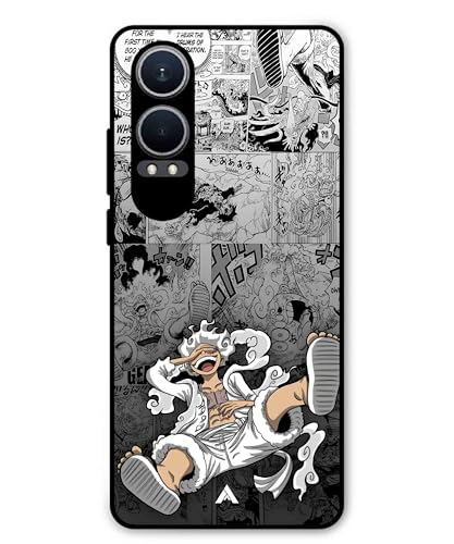 Image of Premium Anime 2 Case for Oppo K12x (Glossy Finish) Soft-Touch Metal TPU Back Cover, Shockproof, Designer, Aesthetic Mobile Phone Case