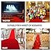 VOK Red Aisle Runner Carpet Rugs for Wedding Accessories, Premium 160 GSM Felt Non-Woven Fabric Runway Rug for Step, Ceremony Parties and Events Indoor or Outdoor Decoration (Red, 3X15 ft)