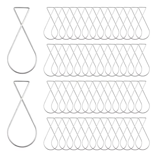 INCREWAY Ceiling Hooks Clips 30pcs Spring Steel Hooks Figure-8 Squeeze Hangers Party Christmas Wedding Classroom Office Home Decorations from Suspended Tile/Grid/Drop Ceilings