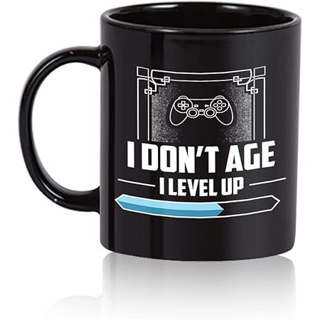 Gamer Coffee Mug. Gamer gift 11 oz. black