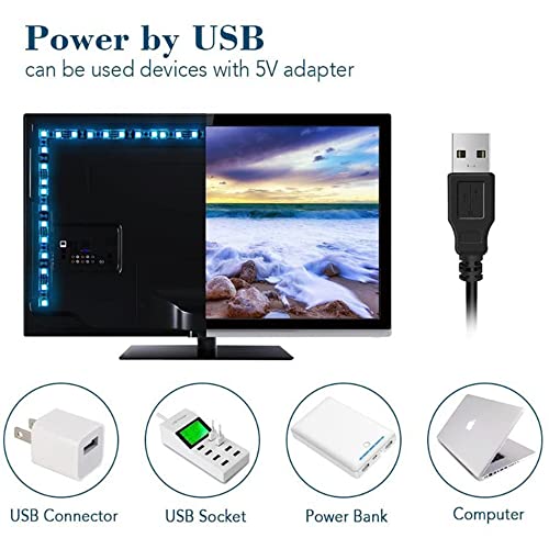Tira de LED USB 5m 300 LEDs RGB Blanco Frío miniatura 5