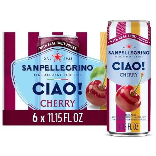 Sanpellegrino CIAO! Cherry Sparkling Water...