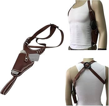 Amazon.co.jp: FIRECLUB 肩幅ガンホルスター 縦型本革製ハンドバッグ