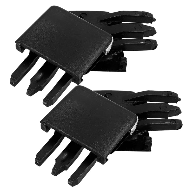 Ciieeo 4 Piezas Aspas De Ventilación Clip De Aire Acondicionado De Coche Clip De Reparación De Salida Reemplazo De Accesorios De Aire Acondicionado. Black Abs