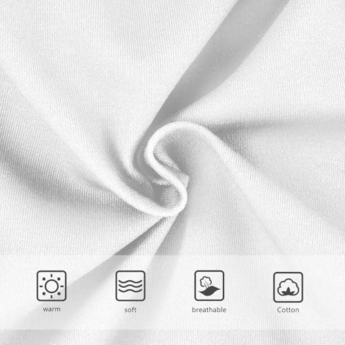 Joisal Solid White Panties Little Girl Girls Underwear Toddler Cotton Aesthetic Briefs Kids Undies 2t3