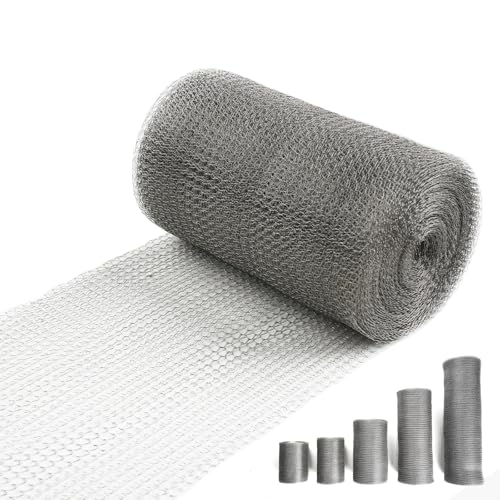 6" X 50 ft Wire Mesh Roll for Rodent Stainless Steel Mesh for Plant