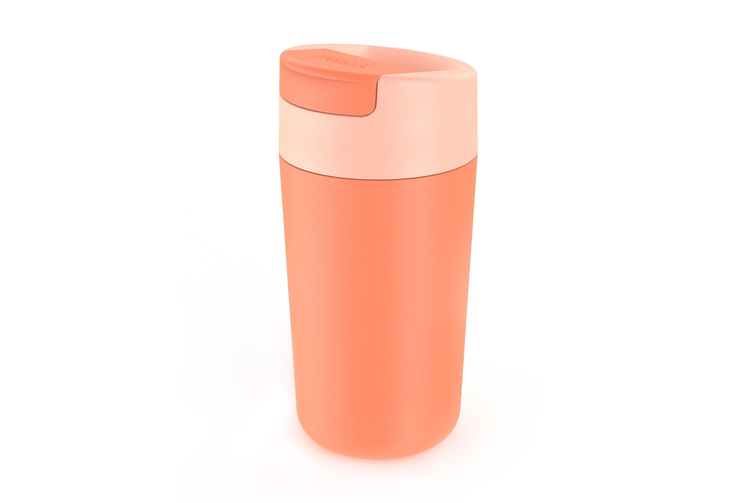 Joseph Joseph Sipp Travel Mug with Flip-top Cap - 454 ml (16 fl. oz) - Coral