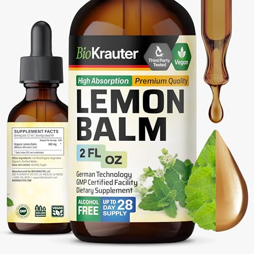 BIO KRAUTER Lemon Balm Leaf Extract - Vegan...