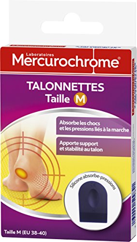 Talonnettes Mercurochrome Taille M amortissantes contre la fatigue plantaire lot de 3