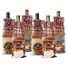 Produktbild Vaorwne 6 Paket Weihnachts Wein Flaschen Taschen, Vintage Wein Flaschen Abdeckungen, Schneemann Santa Claus Elk, für Weihnachts Dekorationen Weihnachts Geschenk