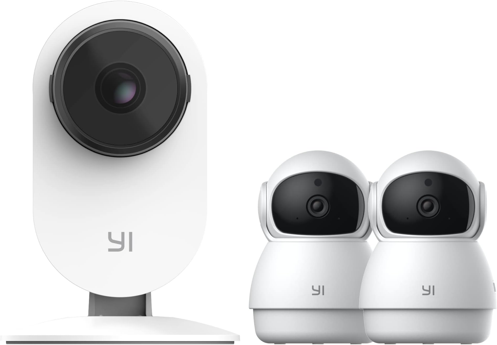 YI 1080P Home Camera Dome Security Camera 2pc Bundle