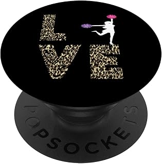 Cheerleading Cheer Girl Cheering Pom Poms Cheer Cheerleader PopSockets Swappable PopGrip