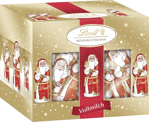 Lindt Schokolade Mini Weihnachtsmänner | 200 g | Weihnachtsmann aus...