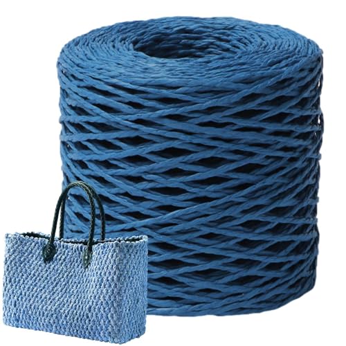Hilo De Paja De Rafia, Rafia Para Tejer,hilo De Rafia Para Crochet, Tejido De Hilo De Rafia, Hilo De Rafia De Ganchillo De Rayón Para Decoración De Bricolaje, Proyectos De Manualidades, Bolsa