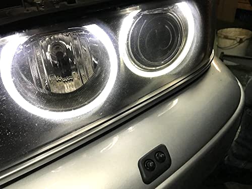 Kit de Luces LED Halo Anillos Angel Eyes 7000K Xenón Blanco miniatura 4