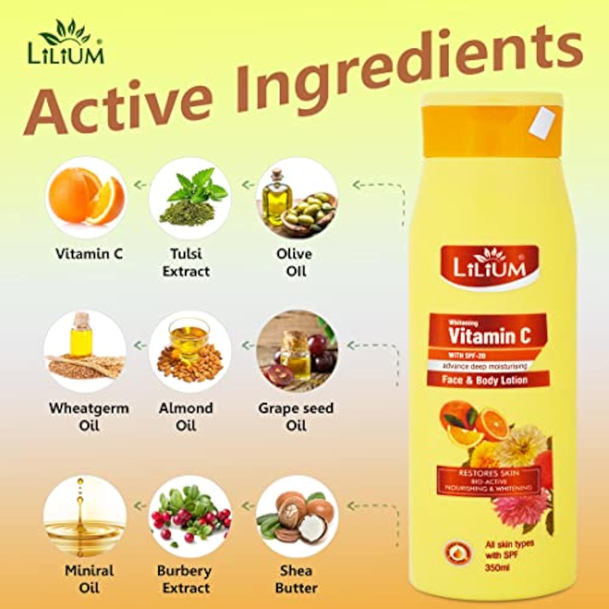 Vitamin C Face & Body Lotion, 350ml