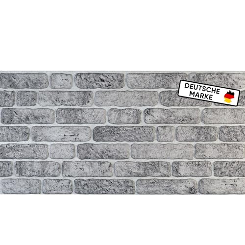 Wandpaneele Steinoptik - 3D Effekt - Wandverkleidung Steinoptik für Küche, Wohnzimmer, Innen- und Außenbereich - Steinoptik Styropor - 3D Wandpaneele - Akustikpaneele I ST115 |