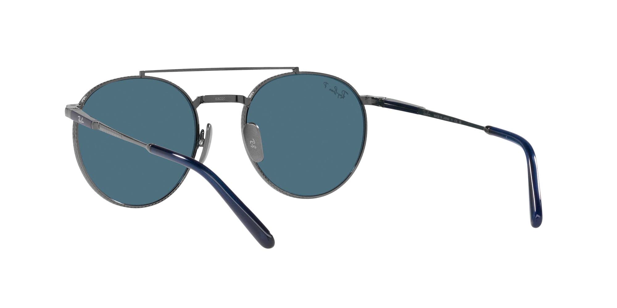 Ray-Ban Rb8237 Okrągłe Ii tytanowe okulary przeciwsłoneczne