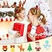 CCINEE 30Pcs Christmas 3D Erasers Bulk, Detachable and Assemblable Holiday Santa Reindeer Snowman Puzzle Erasers for Classroom Rewards Christmas Stocking Stuffers