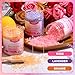 XIWEIOO Bath Salts for Soaking Himalayan Pink Bath feet soka sea Salt 3 Set Kit Lavender Orange Rose Scent Epsom Salt Tea Tree Oil Natural Soaking spa Set Christmas Gifts for Woman Mom Gifts Set