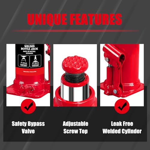 Jack Boss 12 Ton Hydraulic Car Jack