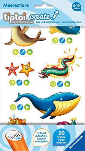 tiptoi Ravensburger 00806 - Starter-Set: Stift und Wörter-Bilderbuch + 2 x Create Sticker (Verschiedene Auslieferungen) – Bild 8