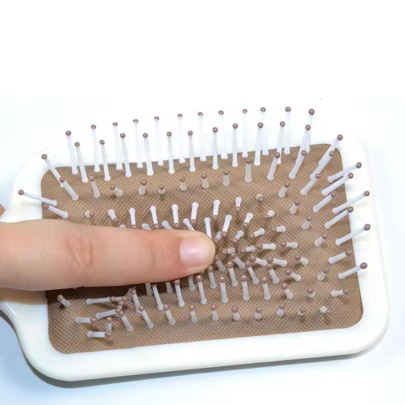 Mincer Anti Static Fine Tooth Cutting Comb Professional Salon Styling Hair Scalp Massage Brush Combs for Women's and Girl's (Brown) (Pack Of 3) 1