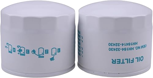 Miniatura 2 de LSSOCH 2 filtros de aceite HH164-32430 17321-32430 122-0185 compatibles con Kubota L M KH KX RTV modelos L2800 L2850 L2900 L2950 L3000 L3010 L3130
