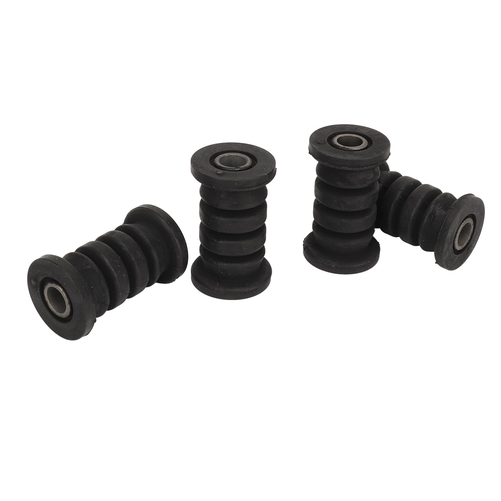 ZJchao Control Arm Bushings, Swing Arm Mount Bushing Control Arm Bushing Tool Rubber Steel Alloy 4 Pcs M10 10mm for ATV Scooter UTV Go Kart