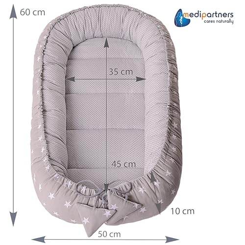 Medi Partners Katzenbett Hundebett 75x60x10cm Katzenschlafplatz Kleine Mittelgroße Hunde Kissen Kuschelbett Katzen Nest